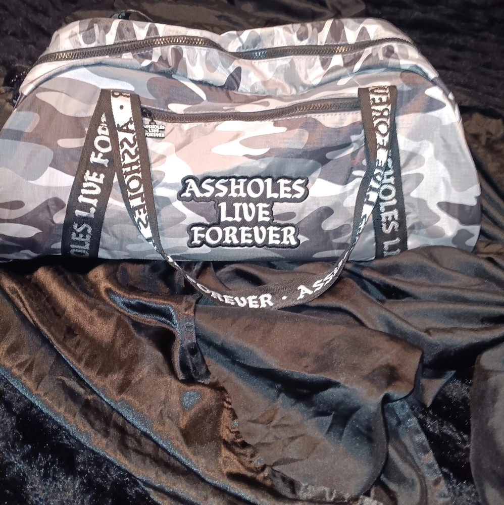 NWT A**Holes live forever Mens Bag